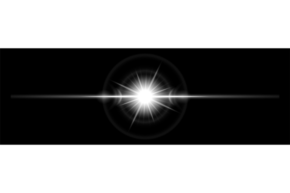 Download Glowing Light Flare Effect. Shining Star - Glowing light Collection