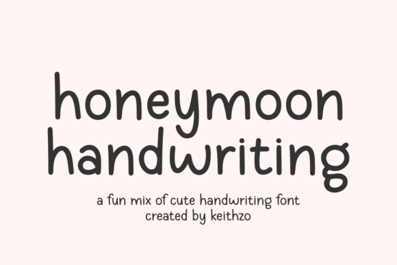 Download Honeymoon Handwriting - Writing Collection