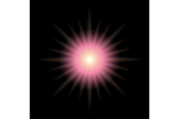 Download Neon Pink Star Sparkling. Glowing Light - Glowing light Collection