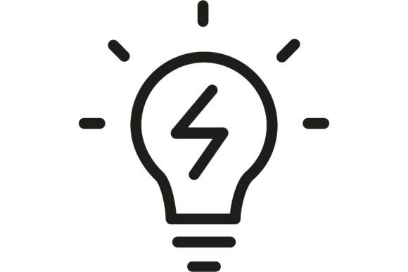 Download Glowing Light Bulb Line Icon. Lamp, Idea - Glowing light Collection