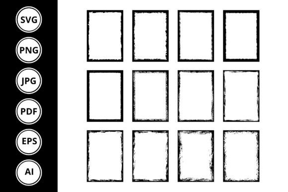 Download Grunge Border Frame Collection - Border frame Collection