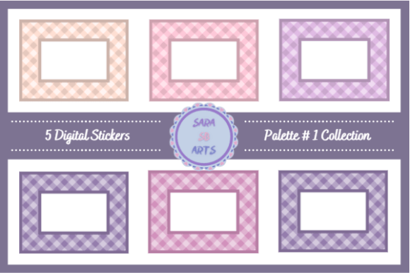 Download Digital Frame for Name Label Tag Sticker - Digital frame Collection