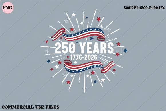 Download USA 250 Years 1776-2026 Graphic Design - Year Collection